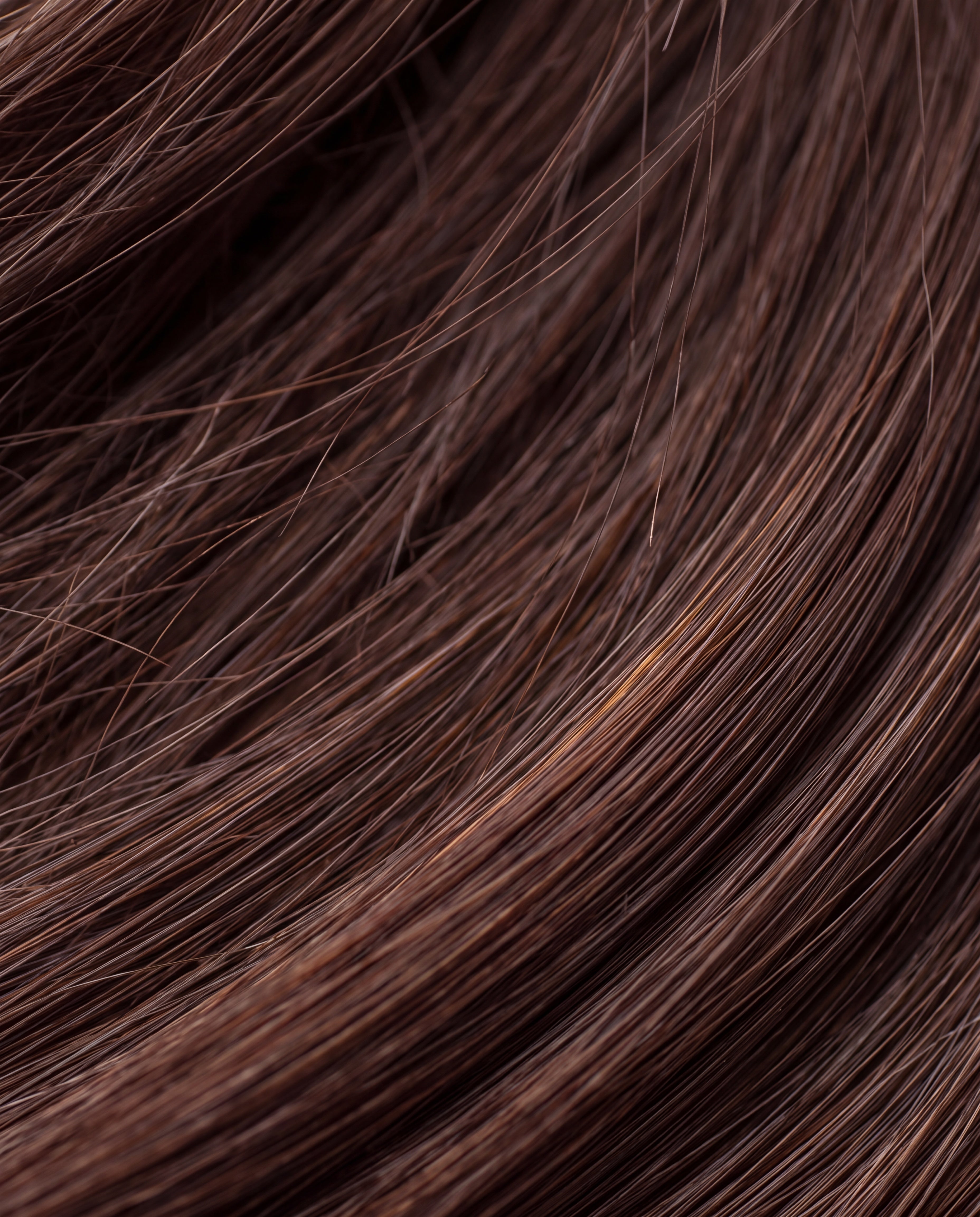 Cabello moreno limpio de raíz a puntas tras el Ritual completo