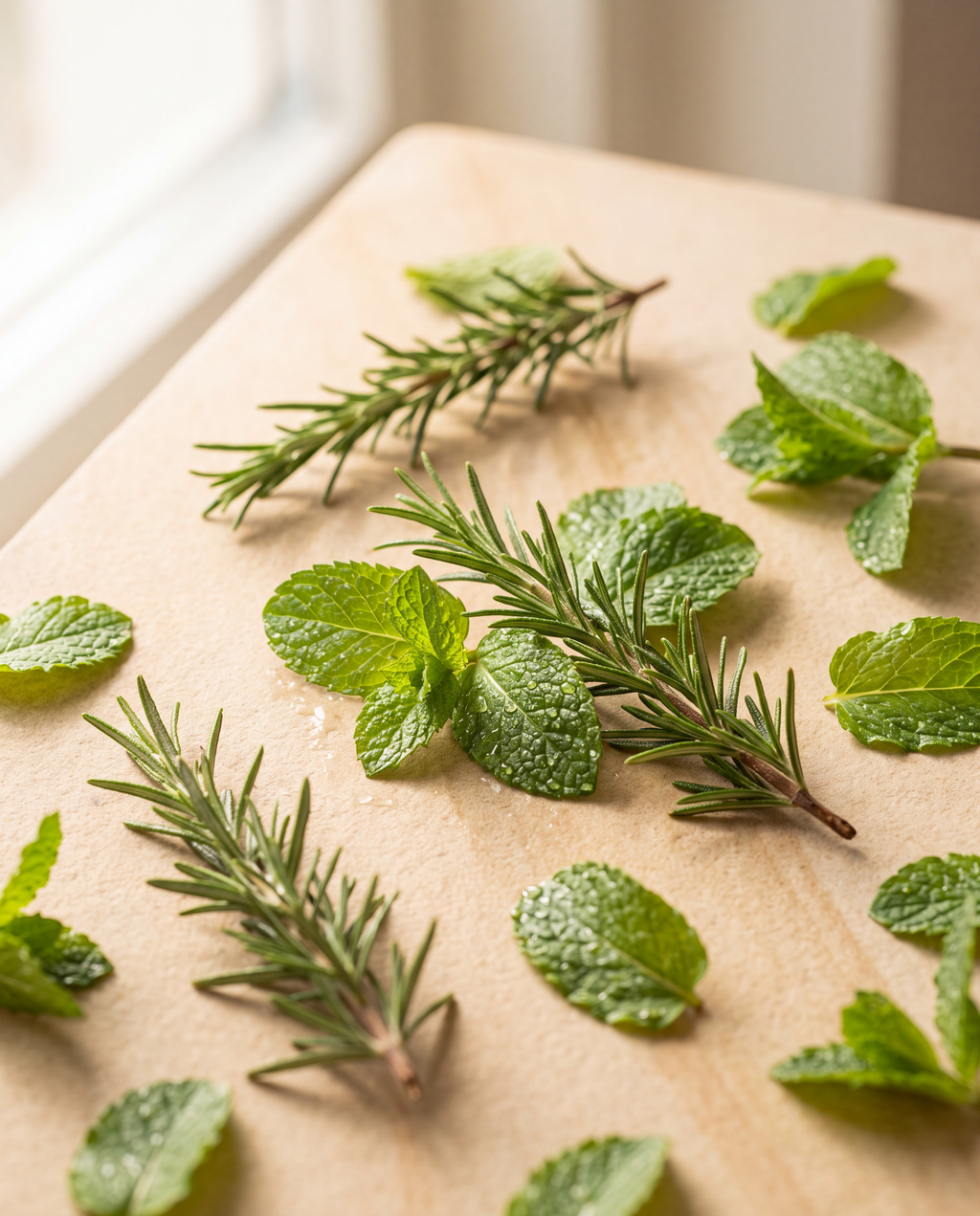 Romero y menta frescos: el aroma del exfoliante MINT DETOX