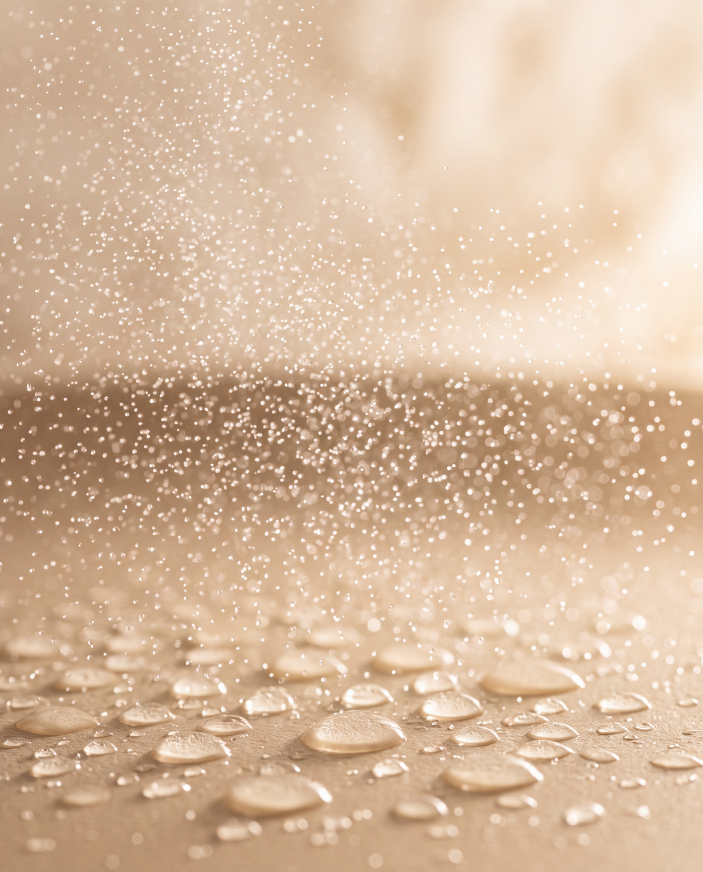 Bruma finísima de micro gotas: la textura de KERAGLOSS