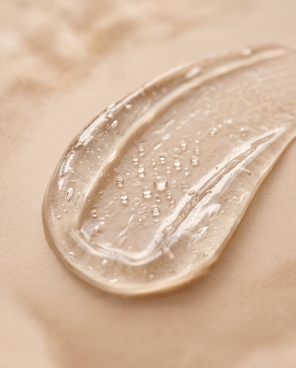Gel transparente tipo aloe: la textura del champú hidratante