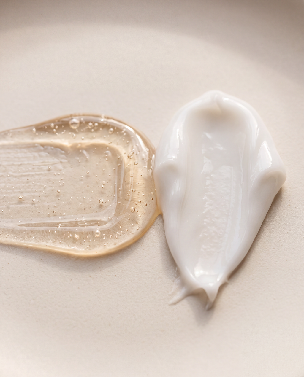 Gel purificante y crema acondicionadora: las dos texturas de la Rutina