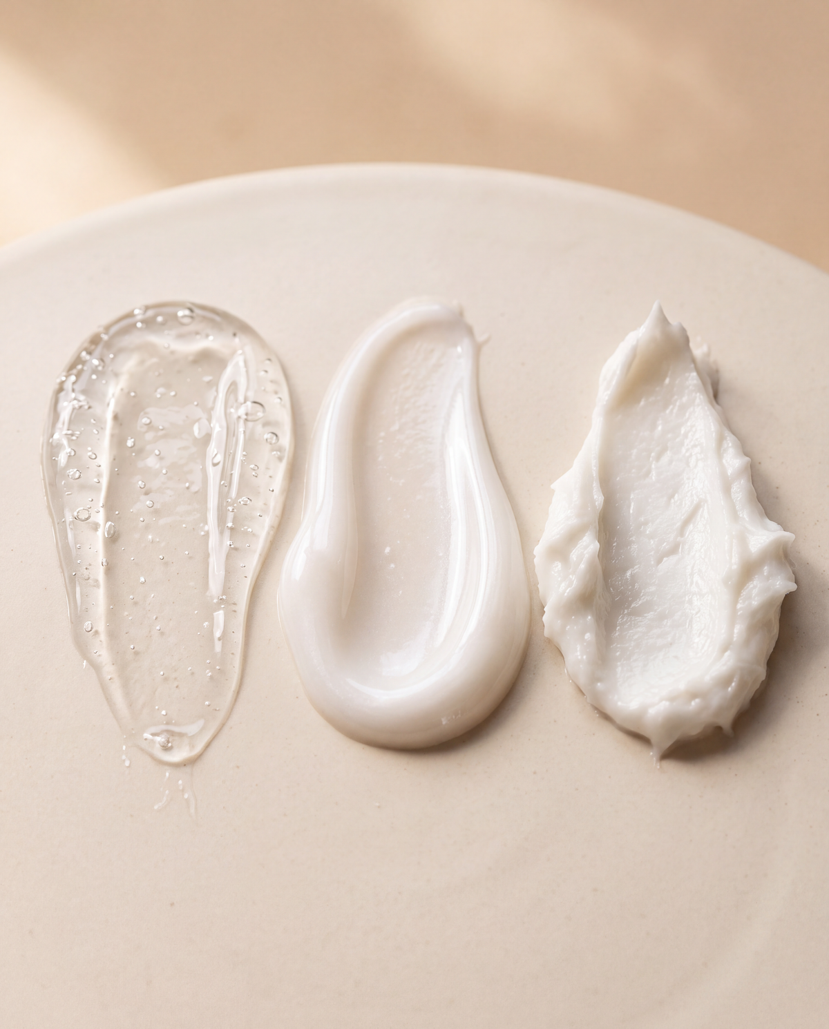 Gel, crema nacarada y mascarilla: las tres texturas del Ritual hidratante